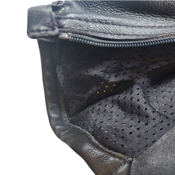 Dainese Jacket Small 46 Leather Motorcycle Drudi Racing Armor Italy MotoGP Devil - Picture 15 of 16